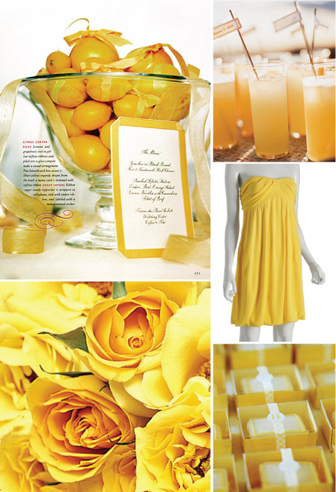 yellow and red weddings